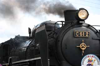 Foto, materiell, befreit, Landschaft, Bild, hat Foto auf Lager,Der schwarze Rauch der Dampflokomotive, dnsten Sie Lokomotive, Zug, das Fahren von Rad, Kohle