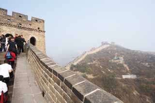 Foto, materiell, befreit, Landschaft, Bild, hat Foto auf Lager,Great Wall, Mauern, Lou-Burg, Xiongnu, Kaiser Guangwu von Han