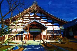 illust,tela,gratis,paisaje,fotografa,idea,pintura,Lpiz de color,dibujo,Kodaiji Temple cuartas partes del sacerdote, .., Hideyoshi, Mausoleo, Templo de secta de Zen