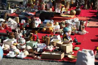 Foto, materiell, befreit, Landschaft, Bild, hat Foto auf Lager,Flohmarkt, Antiquitten, Flohmarkt, Kaufleute, Keramik