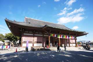 Foto, materiell, befreit, Landschaft, Bild, hat Foto auf Lager,To-ji Tempel Miedou, Buddhismus, Kathedrale, Welterbe, Buddhistisches Bild