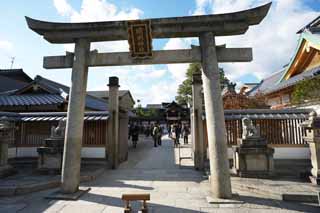 Foto, materieel, vrij, landschap, schilderstuk, bevoorraden foto,Seimei Shrine, Torii, Theorie van Yin-yang en de vijf eerste beginselen, Onmyoji, Pentagram