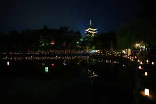 photo,material,free,landscape,picture,stock photo,Creative Commons,Then it is light society, candle, , Five Storeyed Pagoda, light