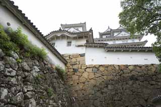 photo,material,free,landscape,picture,stock photo,Creative Commons,Himeji-jo Castle, Four national treasures Castle, Sadanori Akamatsu, Shigetaka Kuroda, Hideyoshi Hashiba