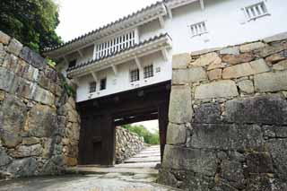 fotografia, materiale, libero il panorama, dipinga, fotografia di scorta,Himeji-jo il Castello, Quattro tesori nazionali Arroccano, Sadanori Akamatsu, Shigetaka Kuroda, Hideyoshi Hashiba