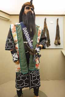 photo, la matire, libre, amnage, dcrivez, photo de la rserve,Le costume folklorique d'Ainu, modle, veste, Broderie, Ainu