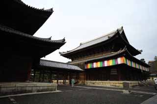 photo,material,free,landscape,picture,stock photo,Creative Commons,Myoshin-ji Temple sermon hall, Egen Kanzan, forest bottom, The flower garden pope, temple belonging to the Zen sect