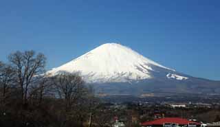 Foto, materiell, befreit, Landschaft, Bild, hat Foto auf Lager,Mt. Fuji, Fujiyama, Die schneebedeckten Berge, Spray des Schnees, Der mountaintop