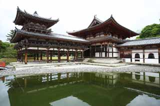 Foto, materieel, vrij, landschap, schilderstuk, bevoorraden foto,Byodo-in Temple Chinese feniks tempel, Wereld heritage, Jodo trouw, Zwartgalligheid wegens de overtuiging in het derde en laatste etappe van Het boeddhisme, Een Amitabha zittende afbeelding