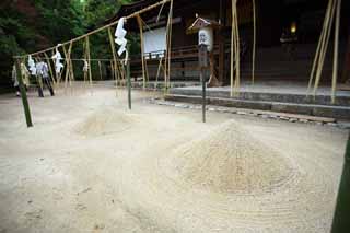 fotografia, materiale, libero il panorama, dipinga, fotografia di scorta, un sacrario scintoista sandpile cerimoniale in Uji, Elimini sabbia, Scintoismo, sandpile cerimoniale, oggetto che spirito-indulge