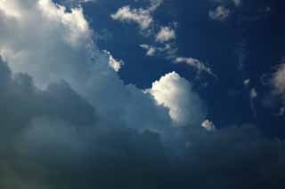 photo,material,free,landscape,picture,stock photo,Creative Commons,A cloud of the summer, cloud, blue sky, Wind, plateau