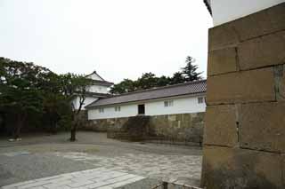 fotografia, materiale, libero il panorama, dipinga, fotografia di scorta,Giovane Matsushiro, fossato, Ishigaki, Kurokawa arrocca, Ujisato Gamo