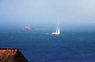 Foto, materiell, befreit, Landschaft, Bild, hat Foto auf Lager,Jacht vor dem Wind, Meer, Schiff, Jacht, 