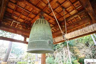 Foto, materieel, vrij, landschap, schilderstuk, bevoorraden foto,Daigo-ji Tempel klokje, Chaitya, Boeddhist afbeelding, Tempel klokje, Klokje toren