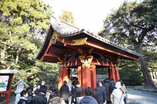 foto,tela,gratis,paisaje,fotografa,idea,Shrine pequeo caseta de Hachiman - gu con agua y cucharones, Las instalaciones, Visita de Ao Nuevo para un santuario sintosta, Soy pintado de rojo, Adoracin