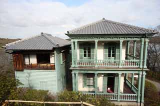 fotografia, materiale, libero il panorama, dipinga, fotografia di scorta,Meiji-mura Villaggio Museo Yamate, casa di Occidentale di Kobe, costruendo del Meiji, L'occidentalizzazione, Edificio di occidentale-stile, Eredit culturale