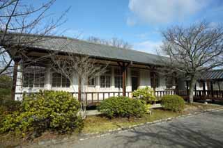 Foto, materiell, befreit, Landschaft, Bild, hat Foto auf Lager,Meiji-mura-Dorf Museum Nagoya Garnison Krankenhaus, das Bauen vom Meiji, Die Verwestlichung, West entwerfen Sie Krankenhaus, Kulturelles Erbe