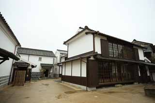 photo,material,free,landscape,picture,stock photo,Creative Commons,Kurashiki Kurashiki story building, Traditional culture, The plaster, Japanese culture, The history