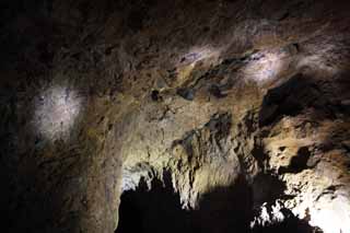 Foto, materieel, vrij, landschap, schilderstuk, bevoorraden foto,Ohkubo tunnel van Iwami-zolver-mijn, De galerie, Ader, Een eeuwig aanslagvorming, Somo