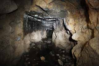 fotografia, materiale, libero il panorama, dipinga, fotografia di scorta,Tunnel di Ohkubo dell'Iwami-argento-mio, La galleria, vena, Un deposito eterno, Somo