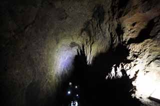 Foto, materiell, befreit, Landschaft, Bild, hat Foto auf Lager,Ohkubo-Tunnel der Iwami-Silber-Grube, Die Galerie, Vene, Eine ewige Anzahlung, Somo